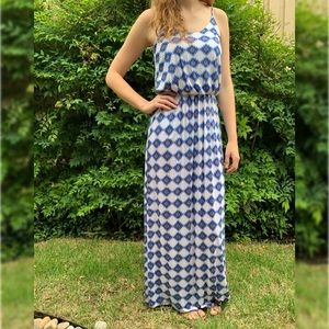 Lush Printed Maxi Dress